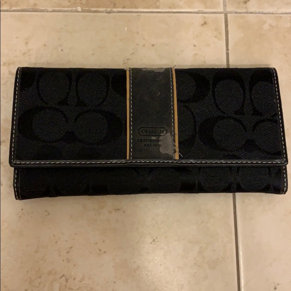 Black Coach Wallet